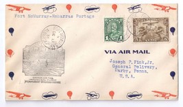 Canada FFC Fort McMurray to Embarras Portage 1931 Sc# C1 First Flight Cover - $4.99