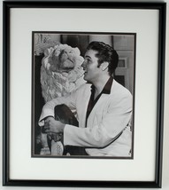 Elvis Presley B&amp;W Portrait Profile 13.75x15.75 Framed Photograph Print  - £17.52 GBP