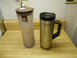 starbucks travel mugs starbucks via ready brew tumbler and metal travel tumbler - £22.65 GBP