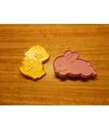 vintage cookie cutters hallmark bunny and chick for Easter - £19.24 GBP