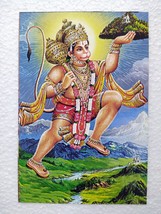 India Lord Hanuman Hindu Religious Post Card Original Postcard - $6.49