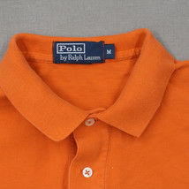 Ralph Lauren Mens Medium Polo Orange Classiccore Preppy Normcore - £20.99 GBP