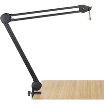 Gator - GFWMICBCBM2000 - Deluxe Desk-Mounted Microphone Boom Stand - Black - £79.74 GBP