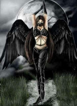 Gorgeous Passionate Dark Female Fallen Angel – Pendant, Direct Bind, or Remote B - £159.07 GBP