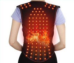 Magnetic Back Support Heating Therapy Vest Waist Brace Posture Corrector Relief - £13.94 GBP+