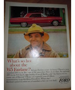 Ford What&#39;s So Hot About the &#39;65 Fairlane Print Magazine Ad 1965 - $9.59 CAD