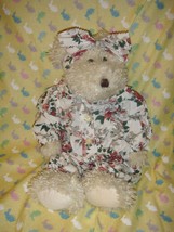 Boyds Bears Ophelia Plush Bear Wearing Floral Jumper - £15.89 GBP