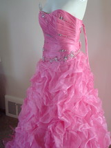 Pink Prom Dress Size 6 by Forever Yours MSRP $629 NWT  - $224.99