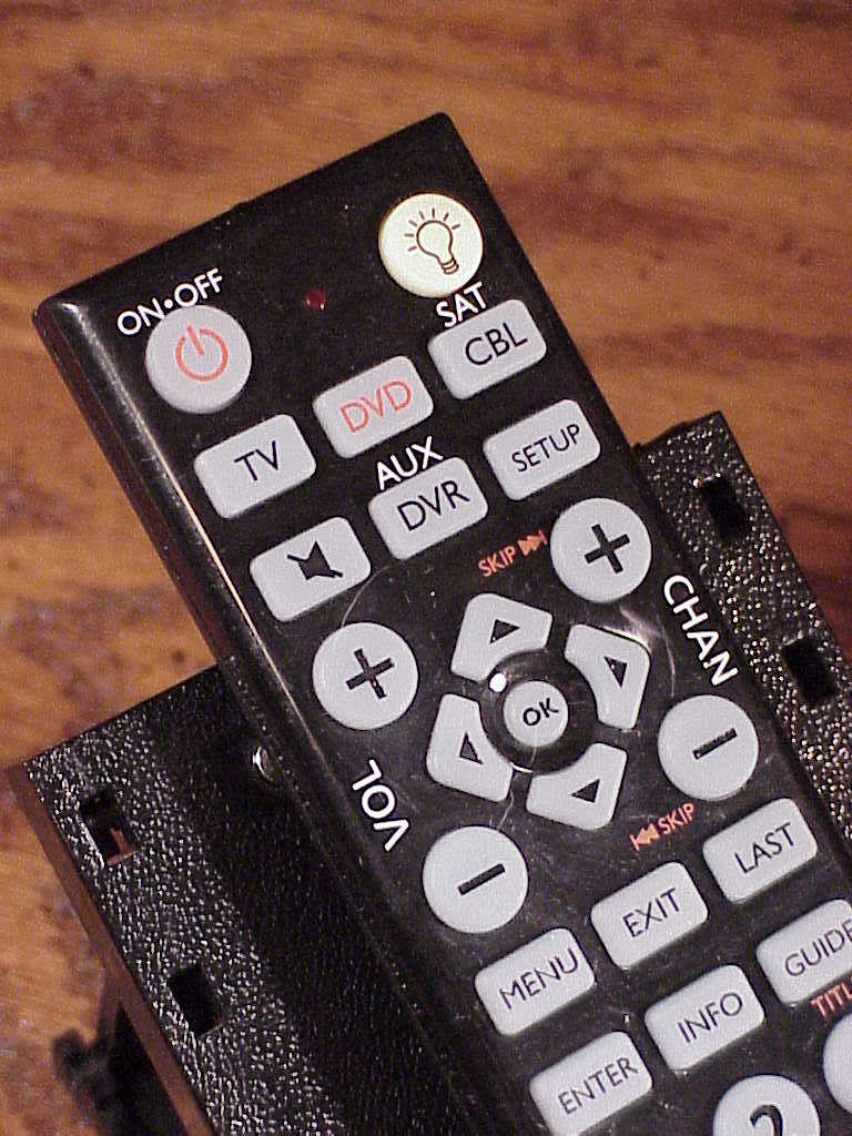 GE LED Back Lit 4 Device Universal Remote Control, no. RC24116B 1938