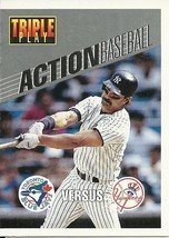 1993 Triple Play Action Baseball Don Mattingly 19 Yankees - £0.79 GBP