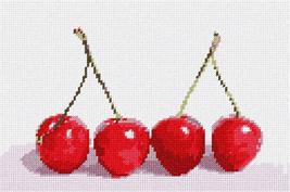 Pepita Needlepoint kit: Cherries, 10&quot; x 7&quot; - $50.00+