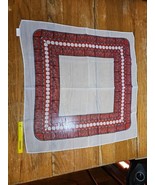 Beautiful Coca Cola Polyester Scarf Vintage Advertising - $17.39 CAD