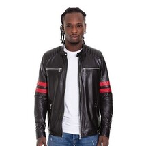 Vinci The Urban Black Leather Men Jacket image 11