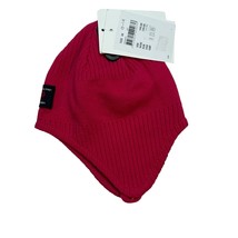 Polarn O. Pyret Pink Cotton Ear Flap Hat 0-1 Month New - £10.64 GBP