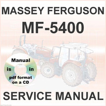 Massey Ferguson MF 5425 5435 5445 5455 5460 5465 Tractors Shop Service M... - £25.73 GBP