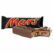 96 full size Mars Caramel Chocolate Candy Bars 52g Each- From CA Free Shipping - $141.47