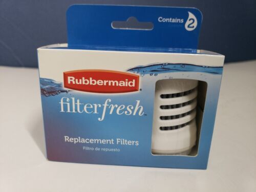 Rubbermaid filter fresh. 2 pack replacement filters. Water purifier fresh bottle - £3.88 GBP