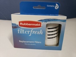 Rubbermaid filter fresh. 2 pack replacement filters. Water purifier fresh bottle - £3.94 GBP