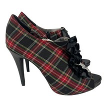 Draven Womens Rockabilly Plaid High Heels Platform Stiletto Party Pumps ... - £17.31 GBP