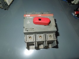 ABB OT100E3 100A 3P 600VAC General Purpuse Switch Used - $35.00
