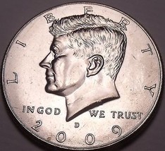 United States Unc 2009-D Kennedy Half Dollar~Free Shipping - £2.80 GBP