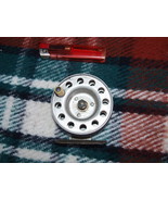L061 VINTAGE SOVIET RUSSIAN USSR ALUMINUM STEEL FISHING ROD REEL 1970 #2 - $21.69 CAD