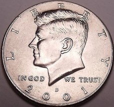 United States Unc 2001-D Kennedy Half Dollar~Free Shipping - £2.95 GBP