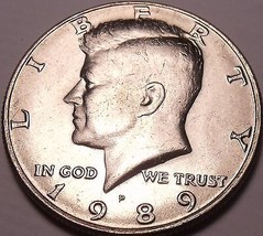 United States Unc 1989-D Kennedy Half Dollar~Free Shipping - £3.05 GBP