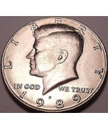 United States Unc 1989-D Kennedy Half Dollar~Free Shipping - £3.04 GBP