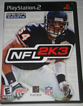 Playstation 2  - SEGA SPORTS - NFL 2K3 (Complete with Instructions) - $15.00