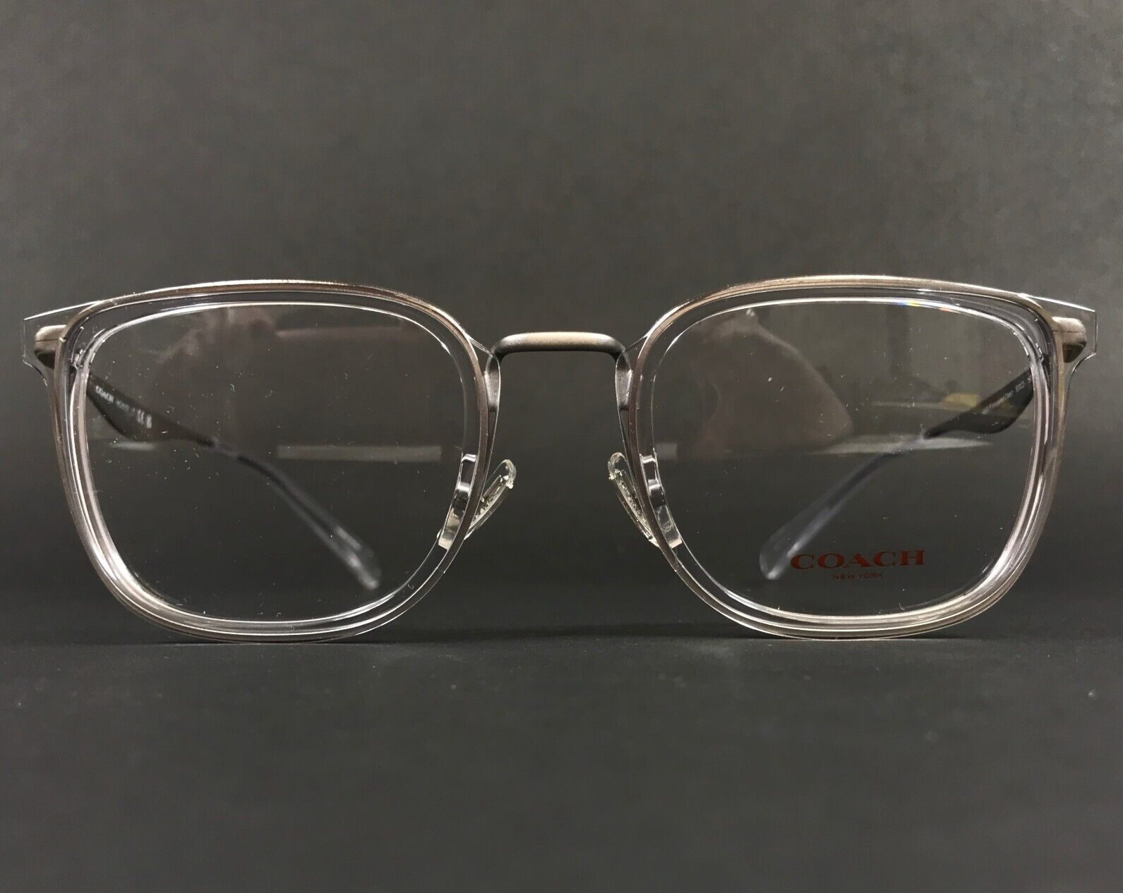Coach Brille Rahmen HC5177 9455 Transparent Klar Silber Full Rim 53-23-150 - $118.78