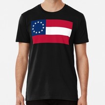 Stars Bars Usa America First American National Flag 11 1861 On Black USA T-Shirt - £17.59 GBP