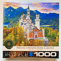 Neuschwanstein Castle Puzzle 19x26 Bavaria Germany Cinderella 1000 Pcs J... - $16.10