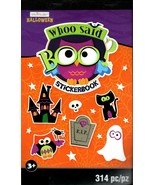 Whoo Said Boo? - Stickers Book - 314 Stickers - Halloween Themed - £6.96 GBP