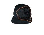 Vintage Chicago Bears Blackout Reebok NFL  7 1/2 Fitted Cap Black 100% A... - £17.34 GBP
