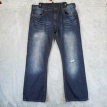 Buffalo David Bitton Jeans Mens 36 (36x29) Boot Cut Slim Stretch King-X Basic - $28.14