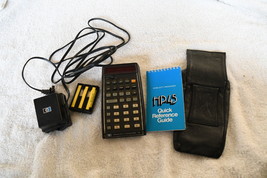 Vintage Hewlett Packard HP45 Calculator w plug / case For repair parts a... - £128.87 GBP