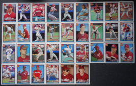 1991 Topps Philadelphia Phillies Team Set of 33 Baseball Cards With Traded - £5.89 GBP