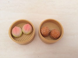 Dollhouse Miniature Traditional Asian Food, Dimsum. RARE Item - £7.85 GBP