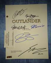 Outlander 6x Cast Hand Signed Autograph Script COA Caitriona Balfe, Tobias Menzi - £149.50 GBP