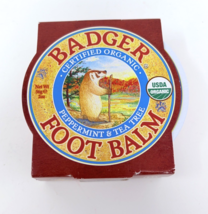 Badger Foot Balm Tin Peppermint &amp; Tea Tree 2oz - $13.99