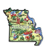 Missouri The Show Me State Artwood Jumbo Fridge Magnet - $156.30 MXN