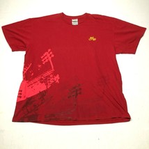 Nike Air T Tee Shirt Mens XL Red Embroidered Logo Stadium Arena Football - $14.01