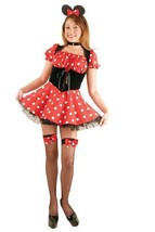 Sexy Little Miss Mouse Halloween Costume Adult Size Medium 8 10 - £32.54 GBP