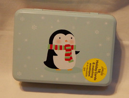 Christmas Image Arts Holiday Cards 18ea with Envelopes in Tin Case Pengu... - $5.90
