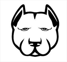 Pitbull Dog Sticker - Vinyl, car sticker - $4.45