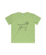 Labrador Retriever  T Shirts, Kids Fine Jersey Tee, 2 Sided Print - $399.82 MXN