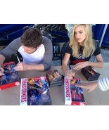 RARE TRANSFORMER OPTIMUS PRIME SIGNED AUTO NICOLA PELTZ AND JACK REYNOR JSA - £197.83 GBP