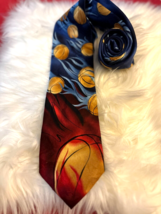 J. Garcia Necktie Suit Shirt Blue Red Basketball Silk Tie Limited Collection - £13.42 GBP
