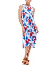 Roudelain Womens Printed Maxi Loungewear Nightgown Color Cloudy Tie Dye ... - $27.32